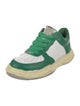 Miharayasuhiro Leather Colorblock Pattern Sneakers