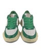 Miharayasuhiro Leather Colorblock Pattern Sneakers