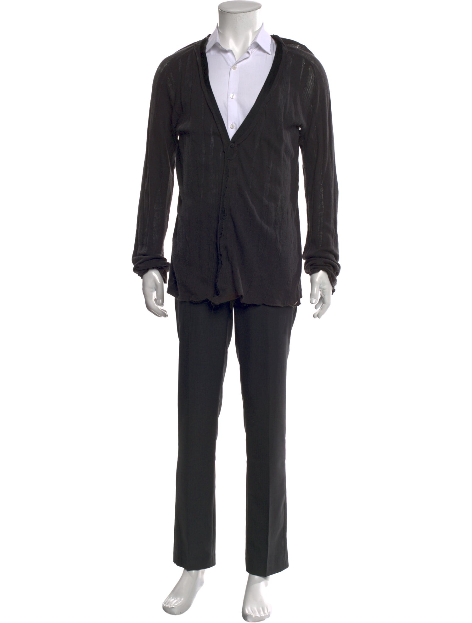 Miharayasuhiro V-Neck Long Sleeve Cardigan