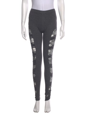 Pre-owned Miharayasuhiro Nylon Leggings Pants In Gray