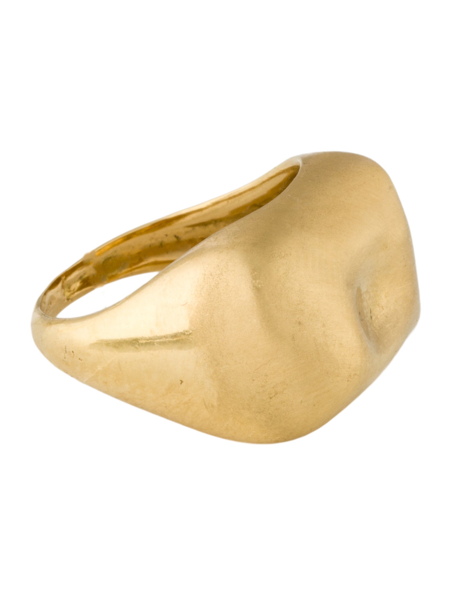 Nada Ghazal 18K Baby Malak Rectangle Cocktail Ring