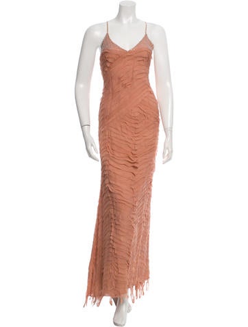 Naeem Khan Embellished Evening Dress