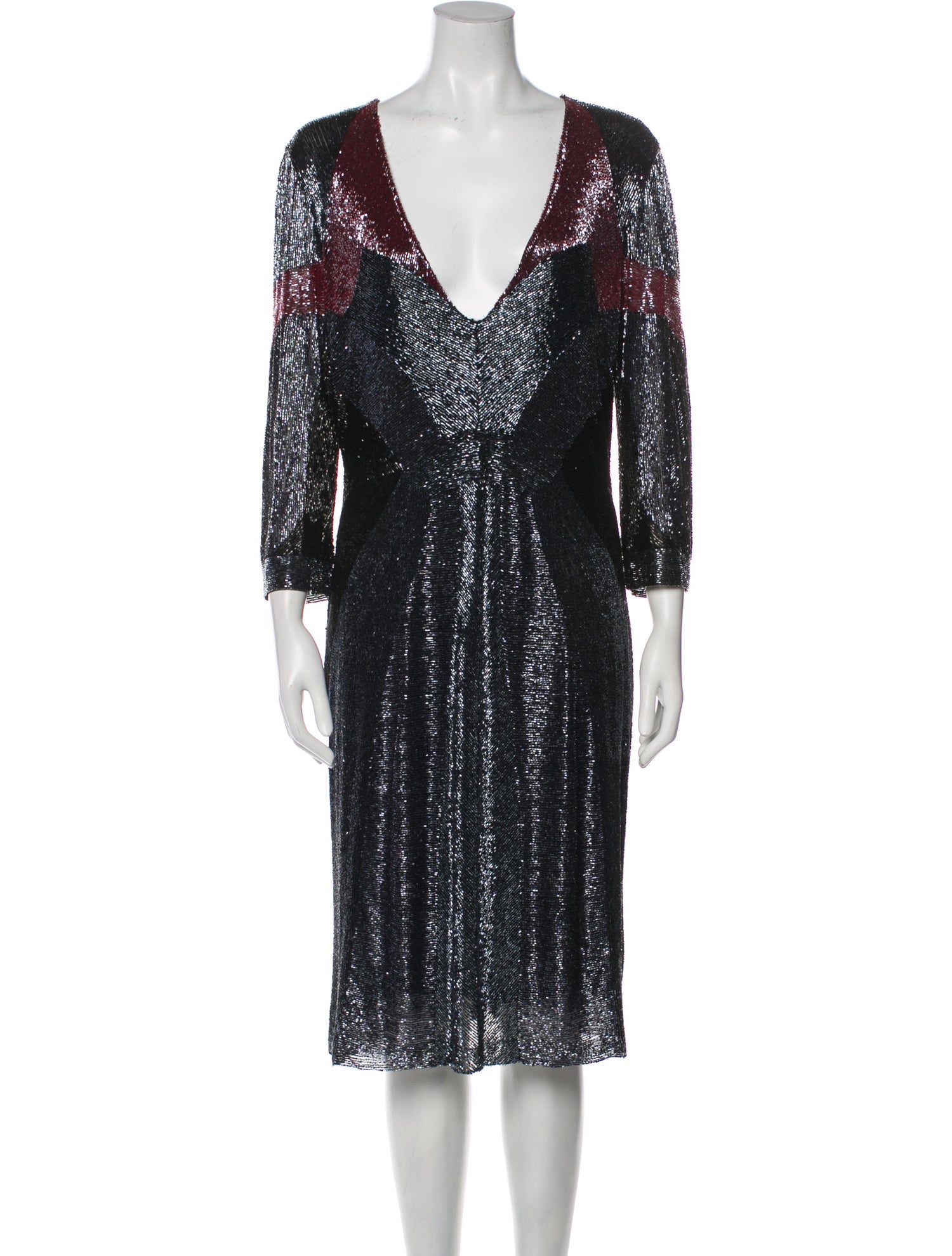 Naeem Khan Patterned Knee-Length Dress