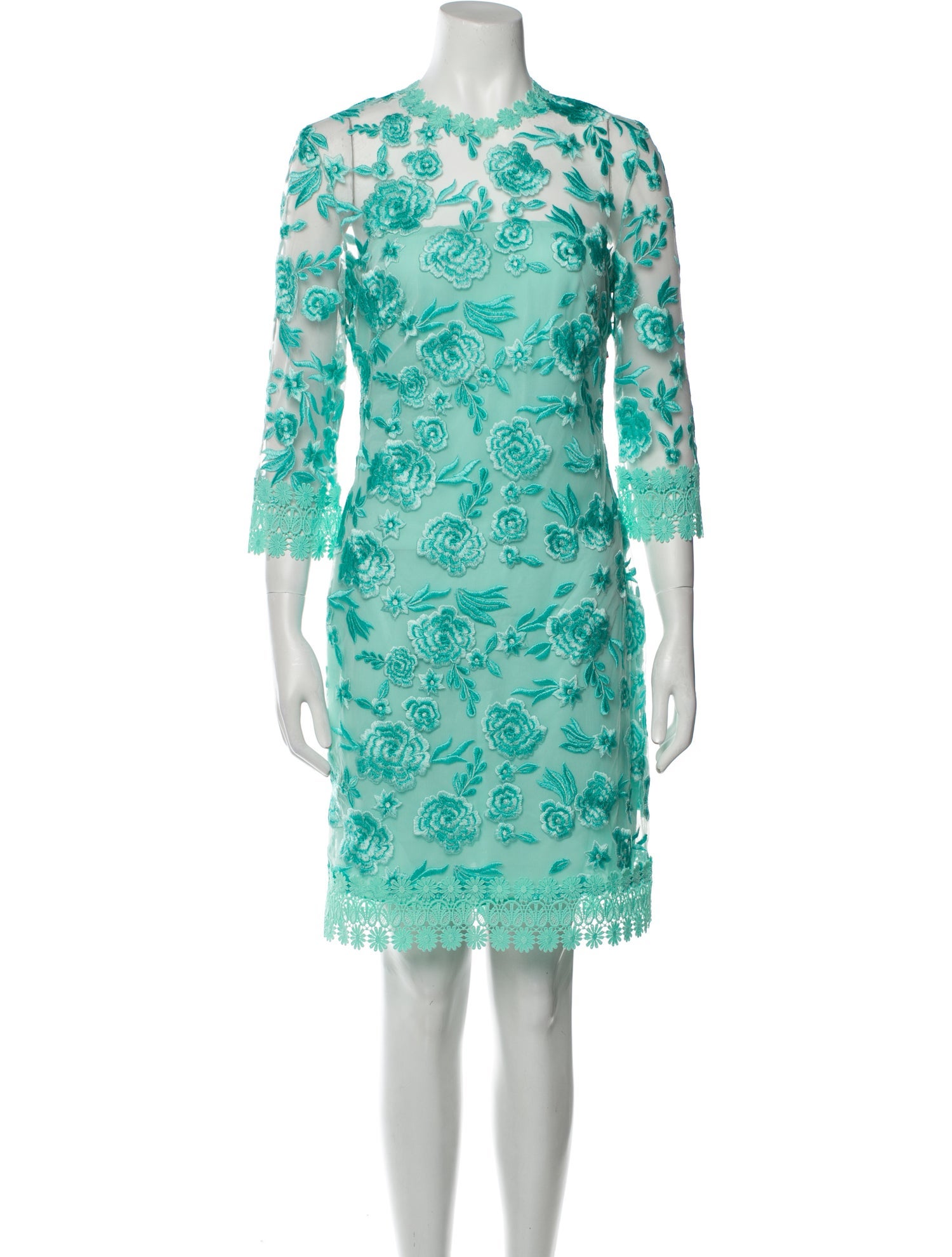 Naeem Khan Printed Knee-Length Dress w/ Tags