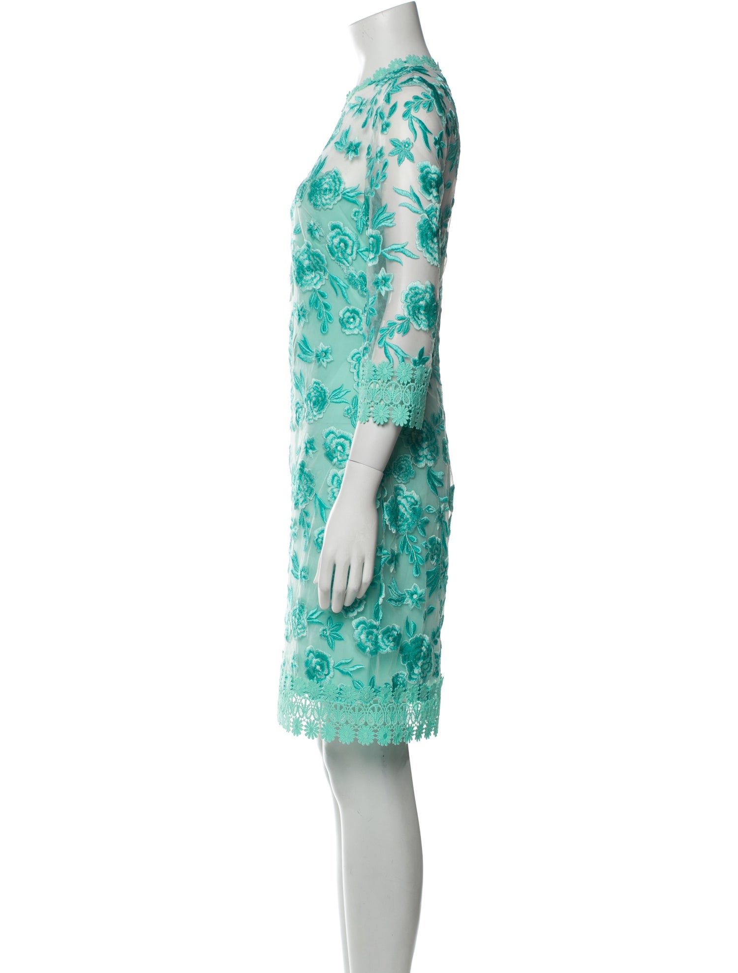 Naeem Khan Printed Knee-Length Dress w/ Tags