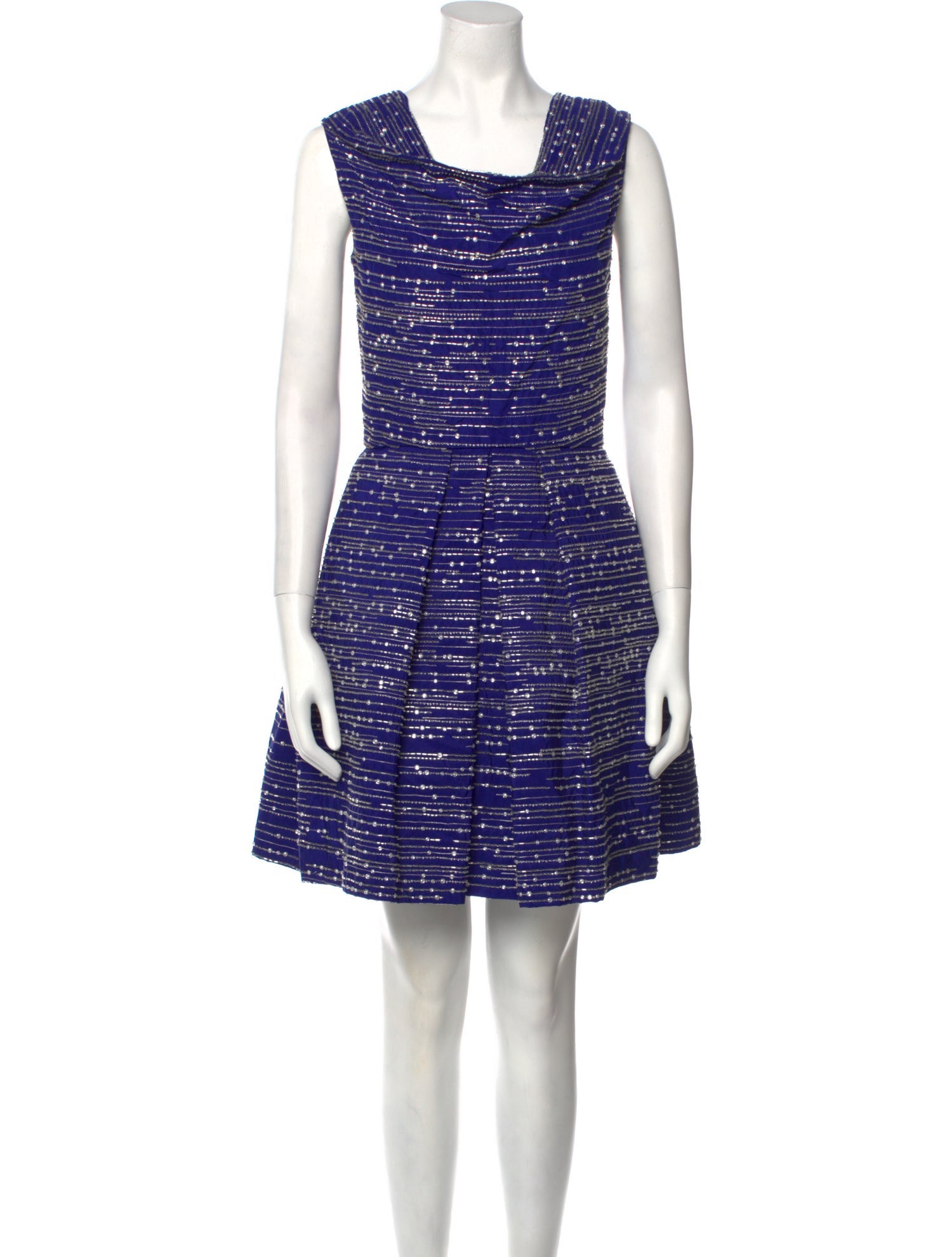 Naeem Khan Silk Knee-Length Dress