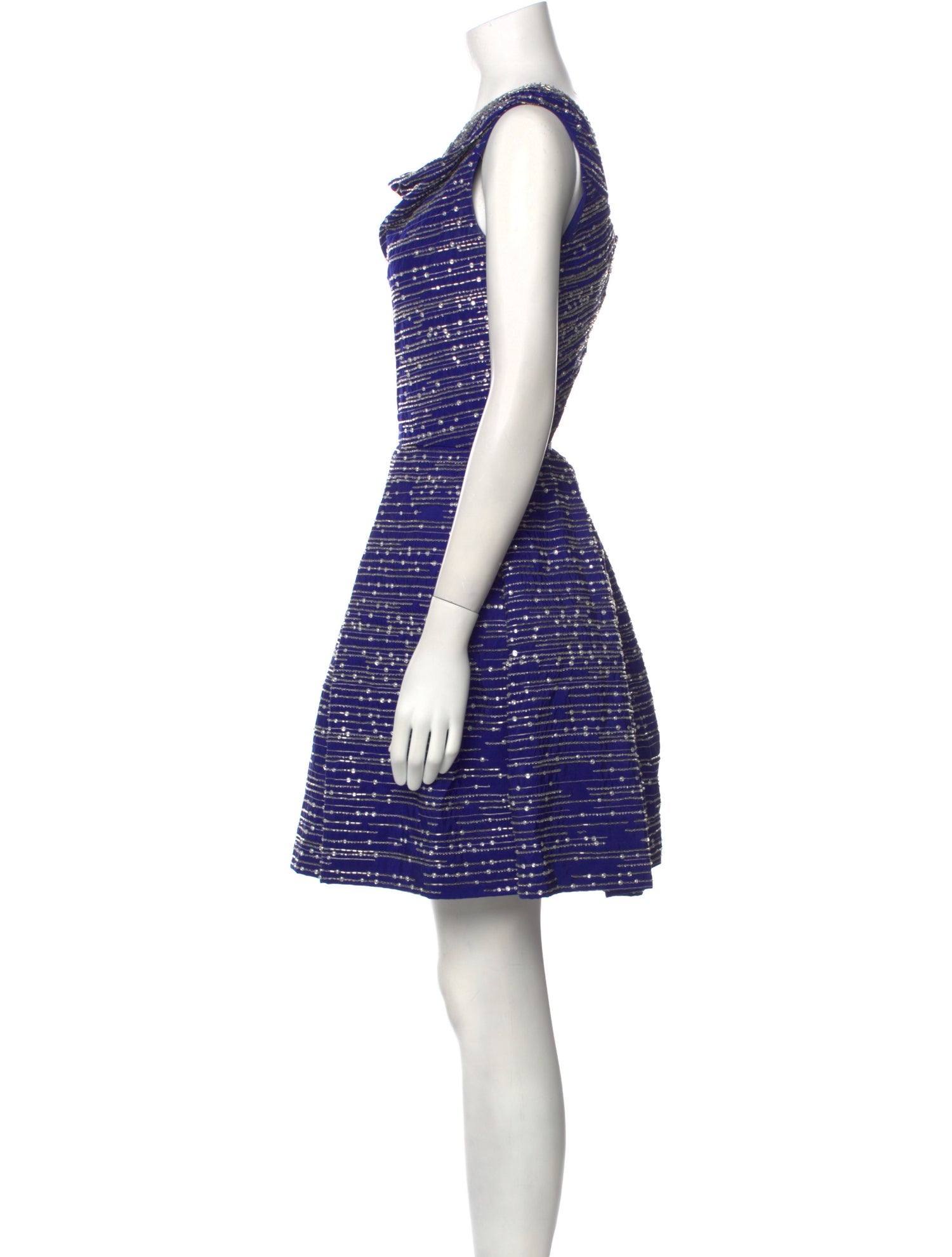 Naeem Khan Silk Knee-Length Dress