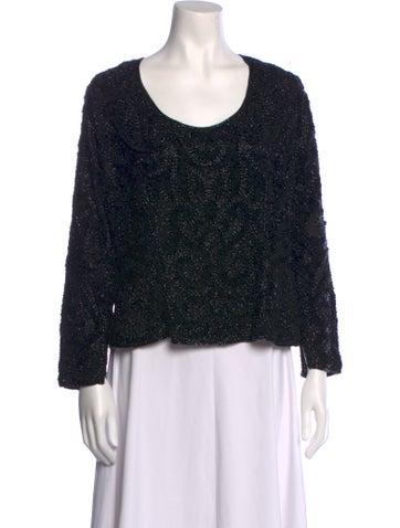 Naeem Khan Tops Vintage 1980's Blouse XL