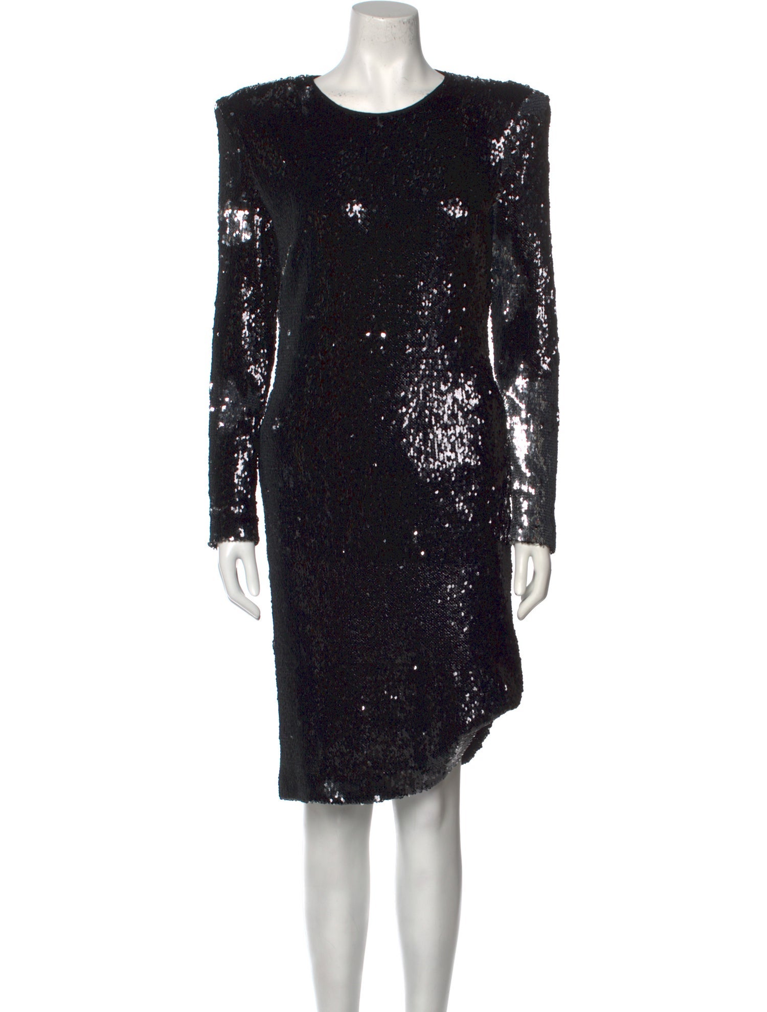 Naeem Khan Crew Neck Knee-Length Dress