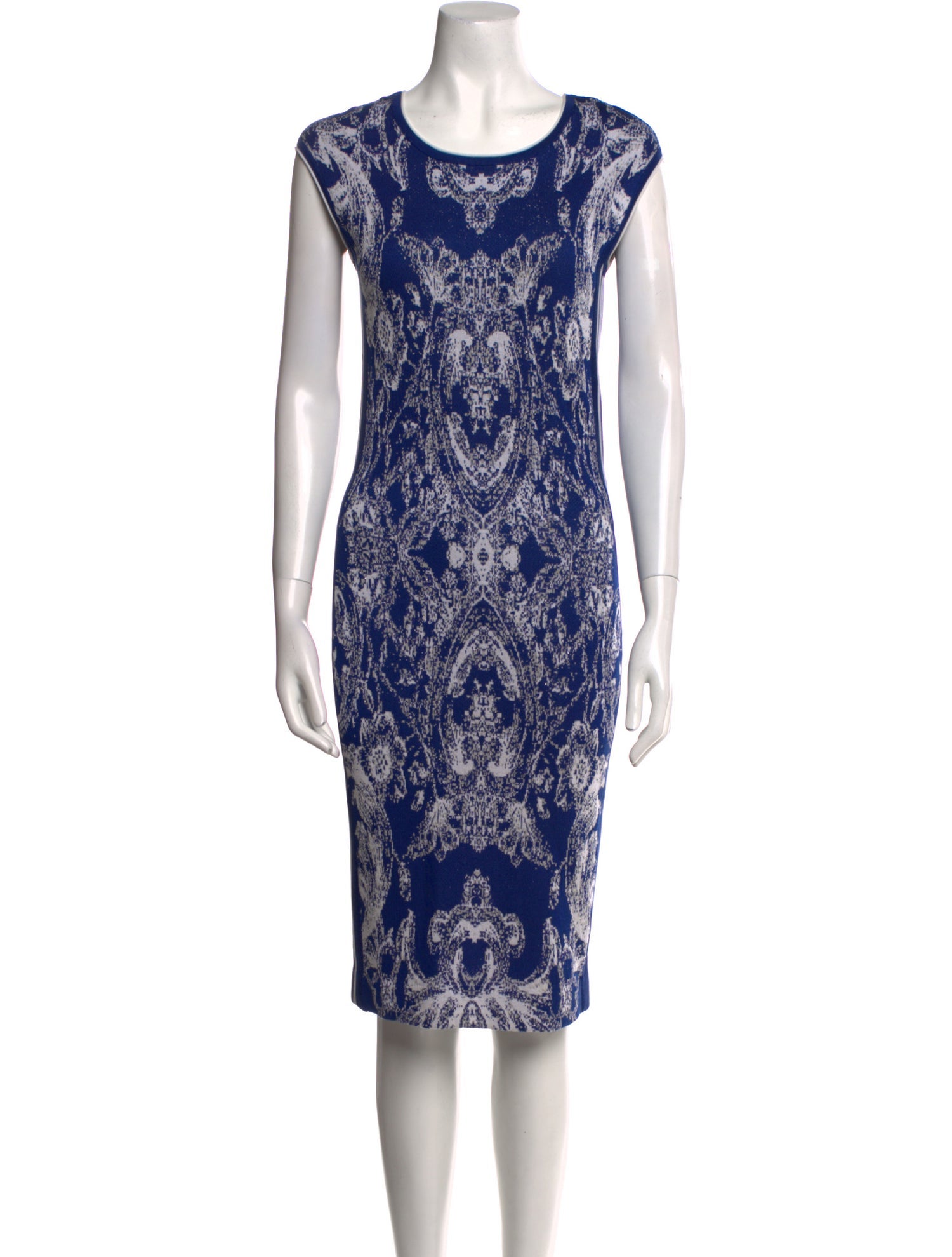 Naeem Khan Printed Knee-Length Dress