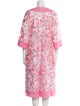 Naeem Khan Nylon Lace Pattern Robe