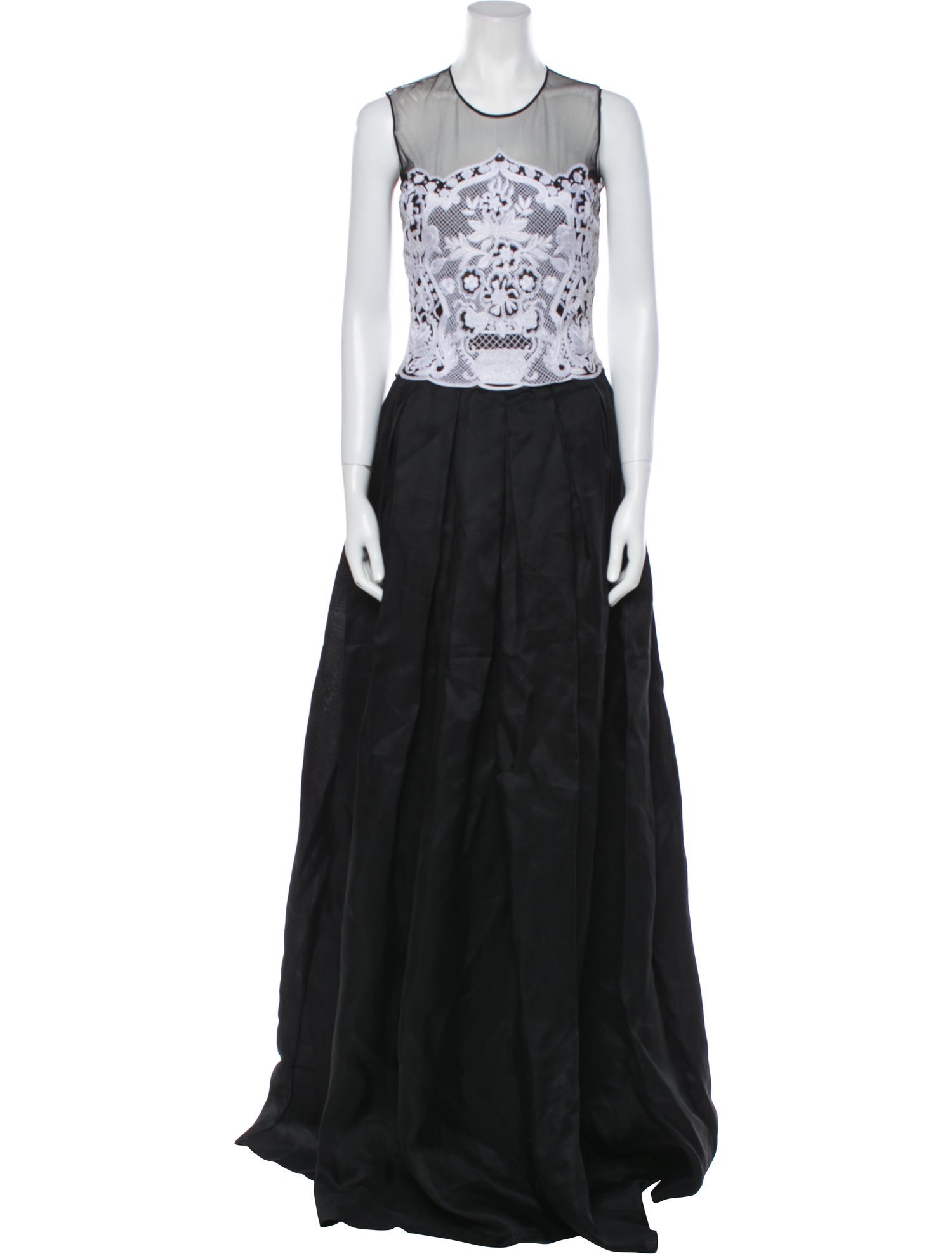 Naeem Khan Silk Long Dress