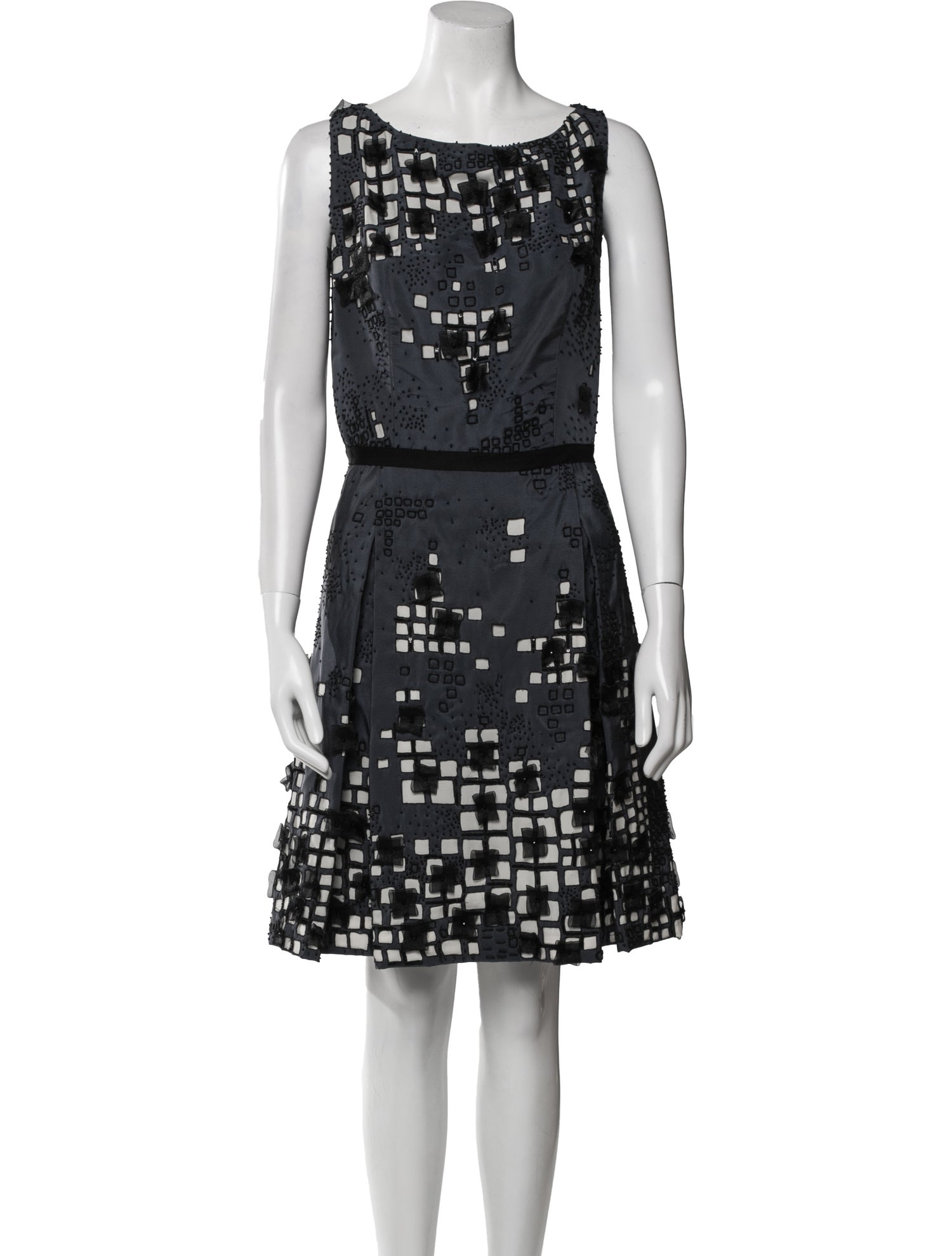 Naeem Khan Silk Knee-Length Dress