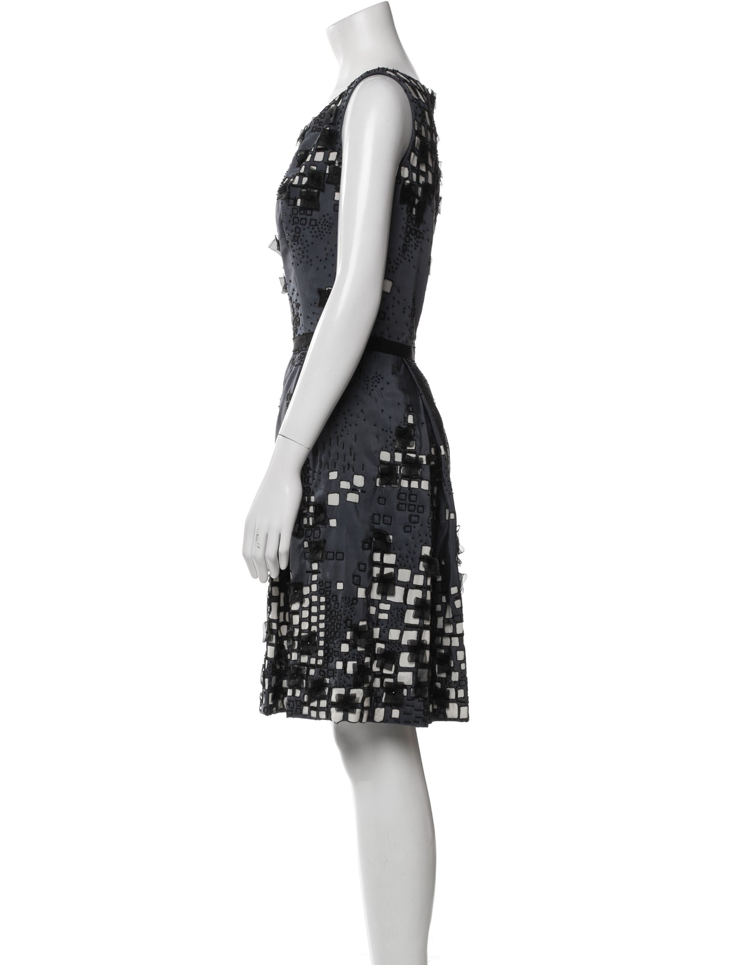 Naeem Khan Silk Knee-Length Dress