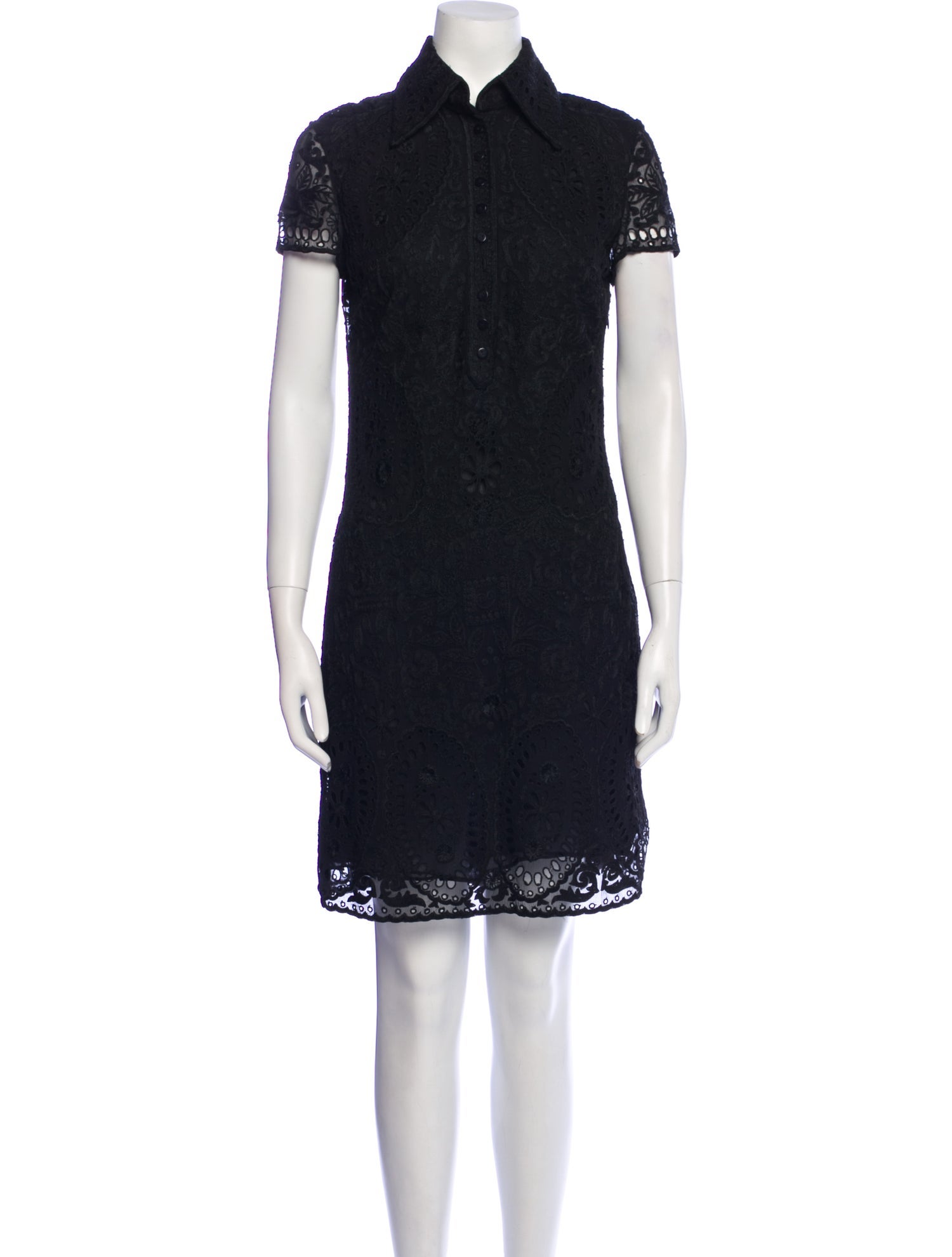 Naeem Khan Silk Mini Dress