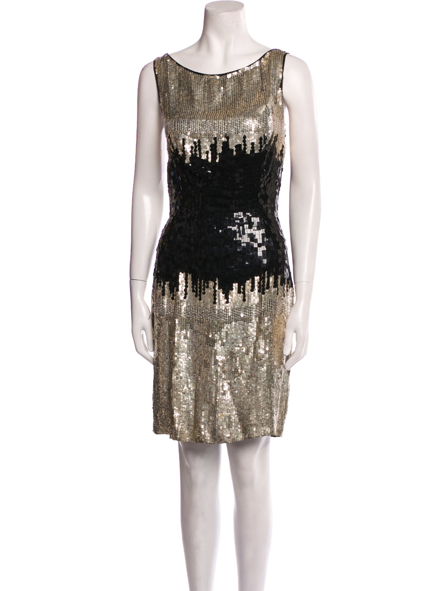 Naeem Khan Silk Knee-Length Dress