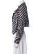 Naeem Khan Sequin Striped Blazer
