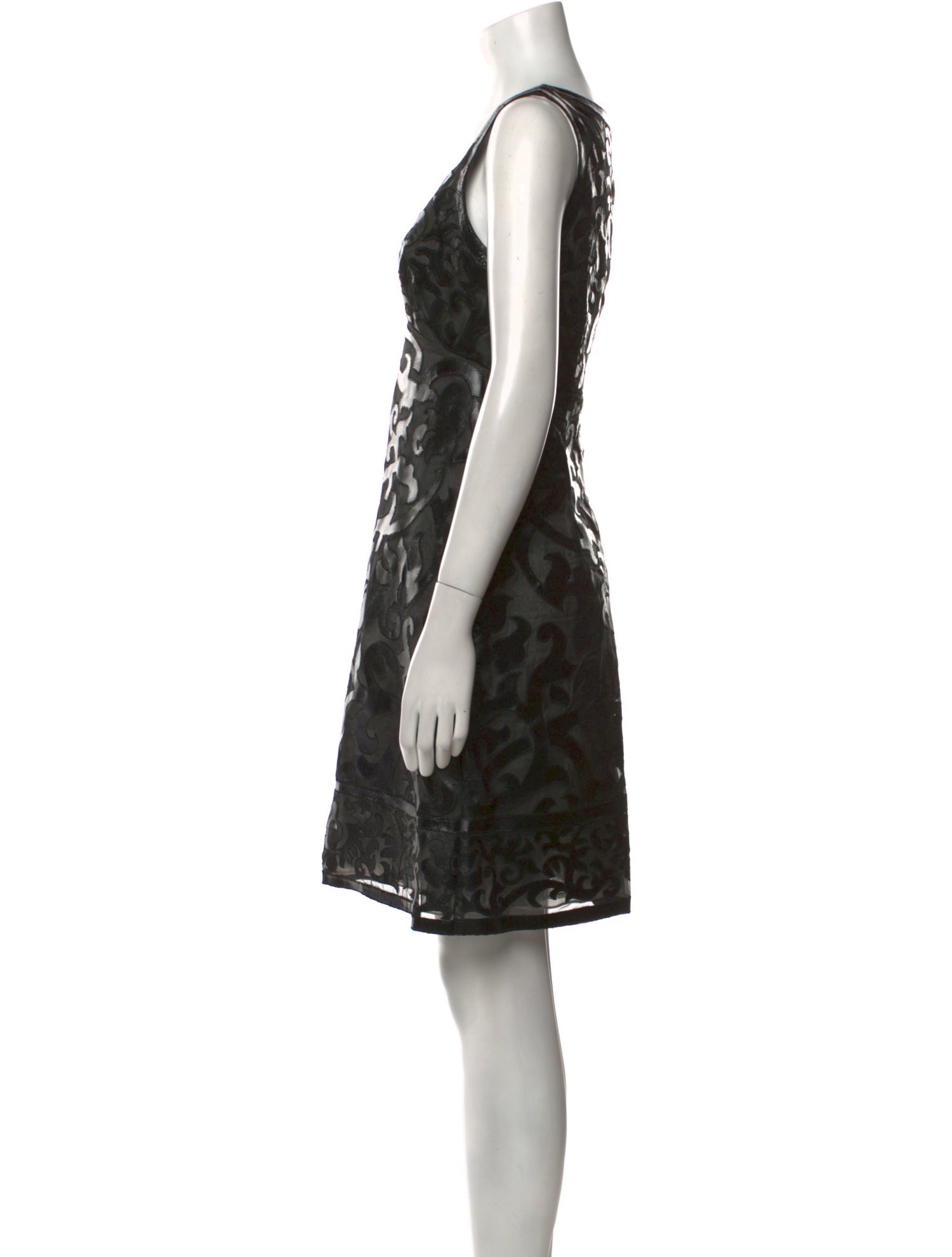 Naeem Khan Silk Mini Dress