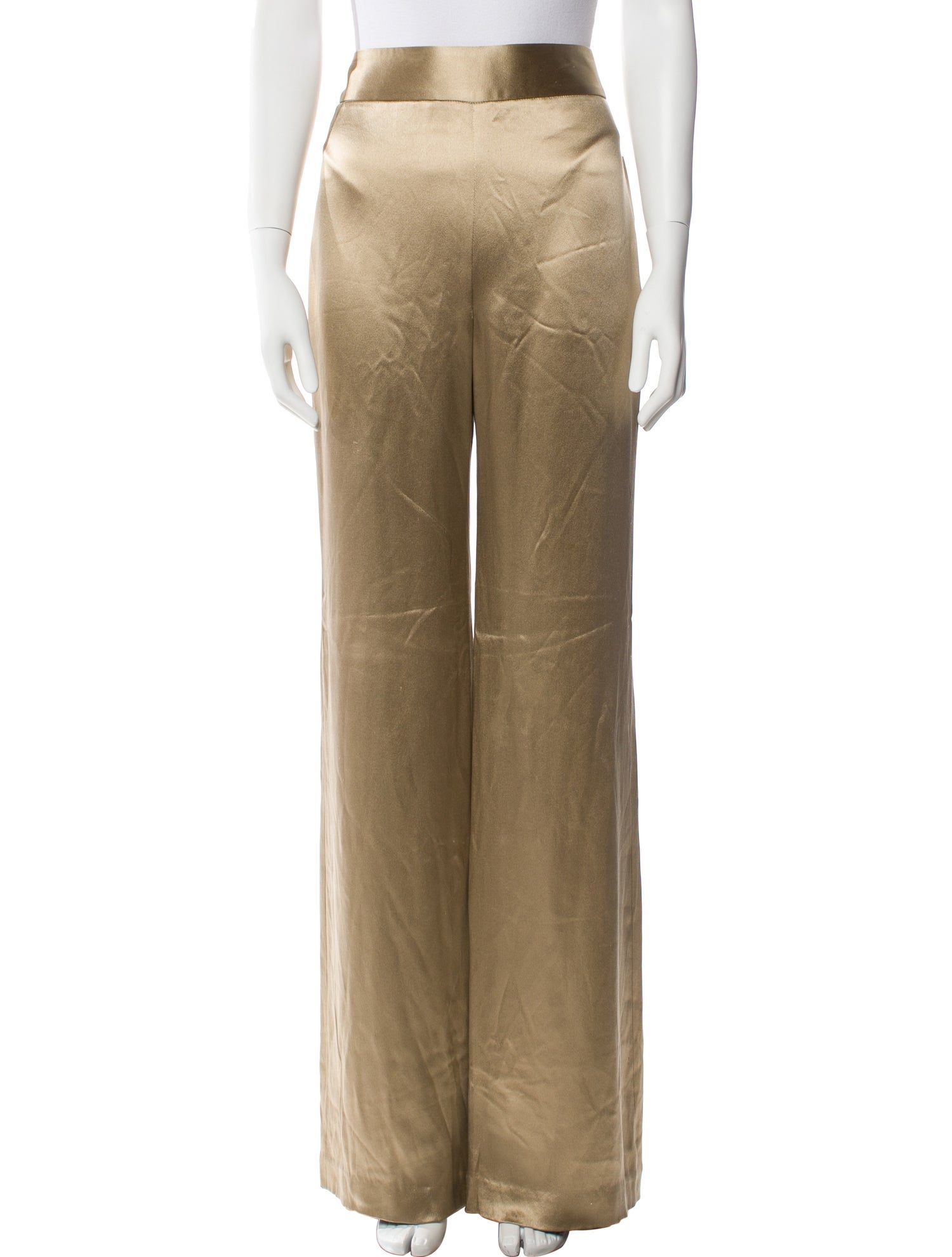 Naeem Khan Silk Wide Leg Pants