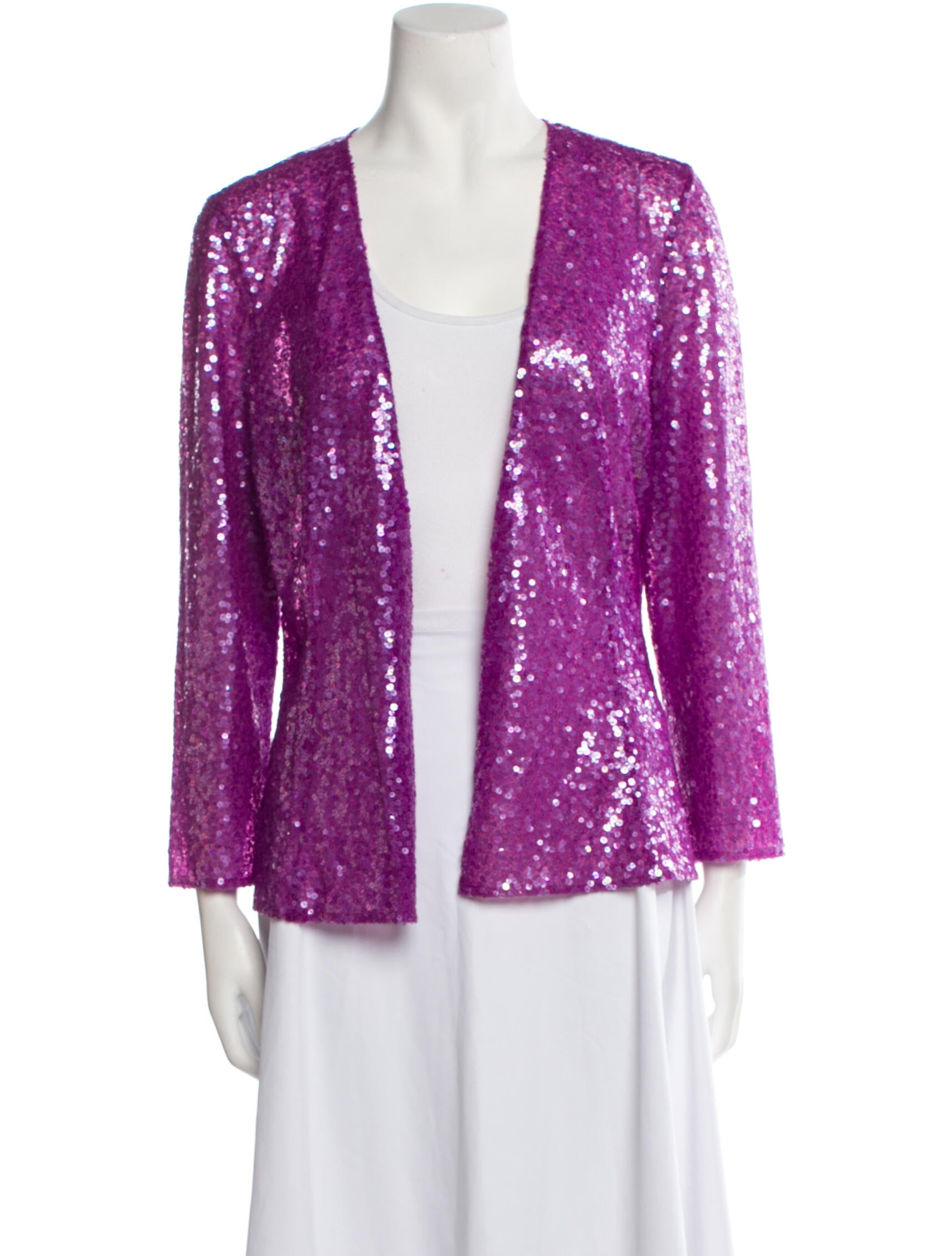 Naeem Khan Silk Evening Jacket