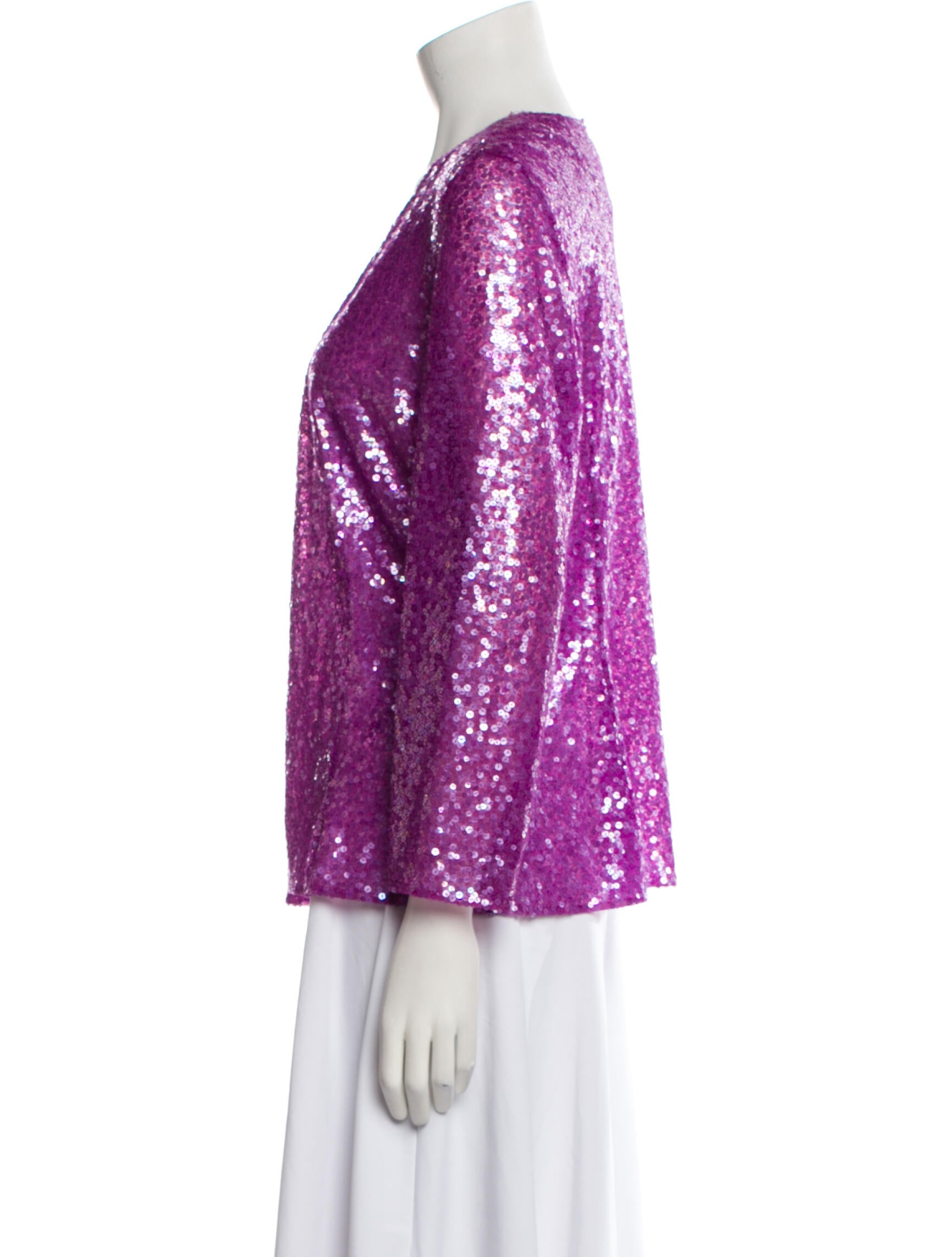 Naeem Khan Silk Evening Jacket