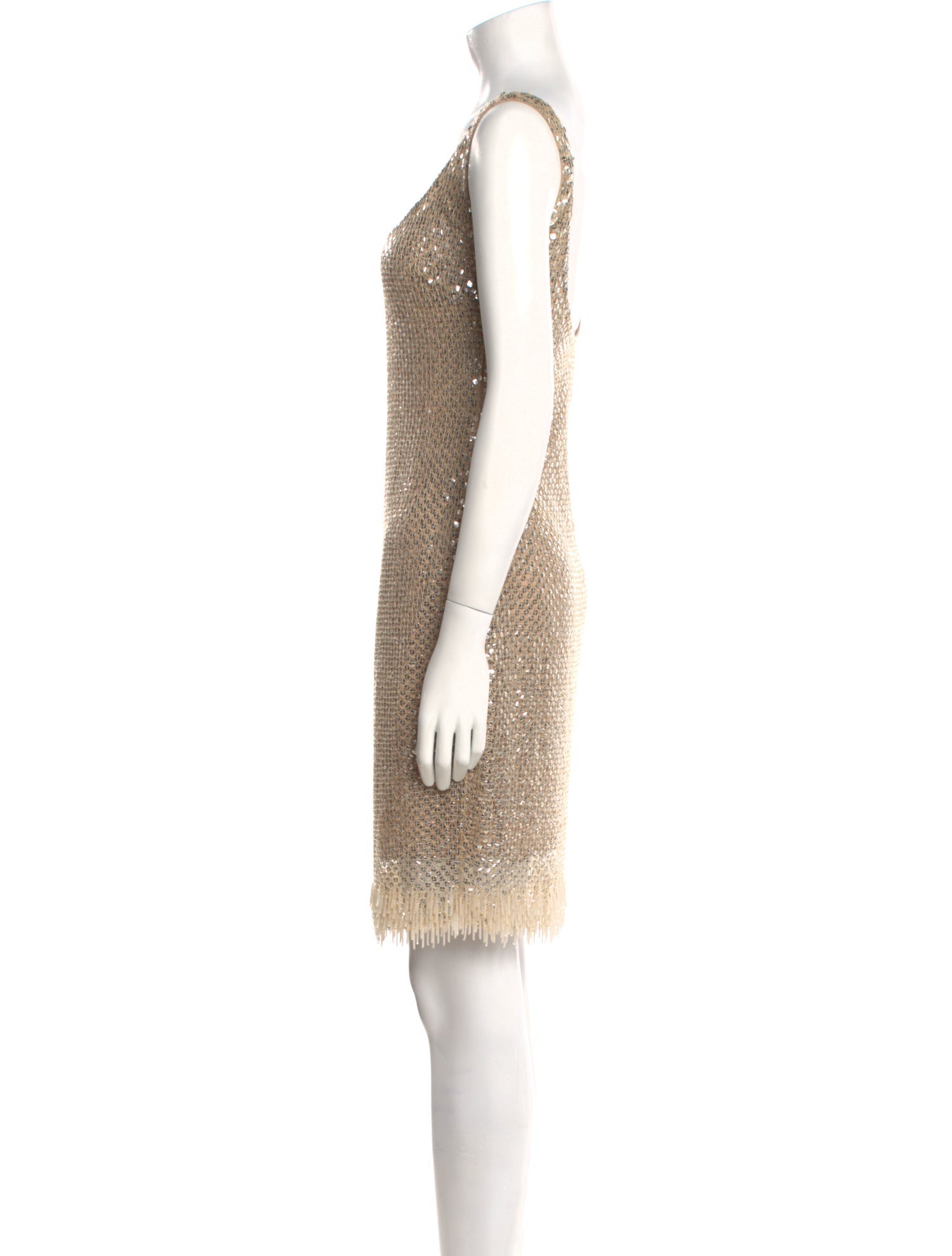 Naeem Khan Silk Mini Dress