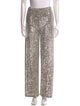 Naeem Khan Sequin Wide Leg Pants