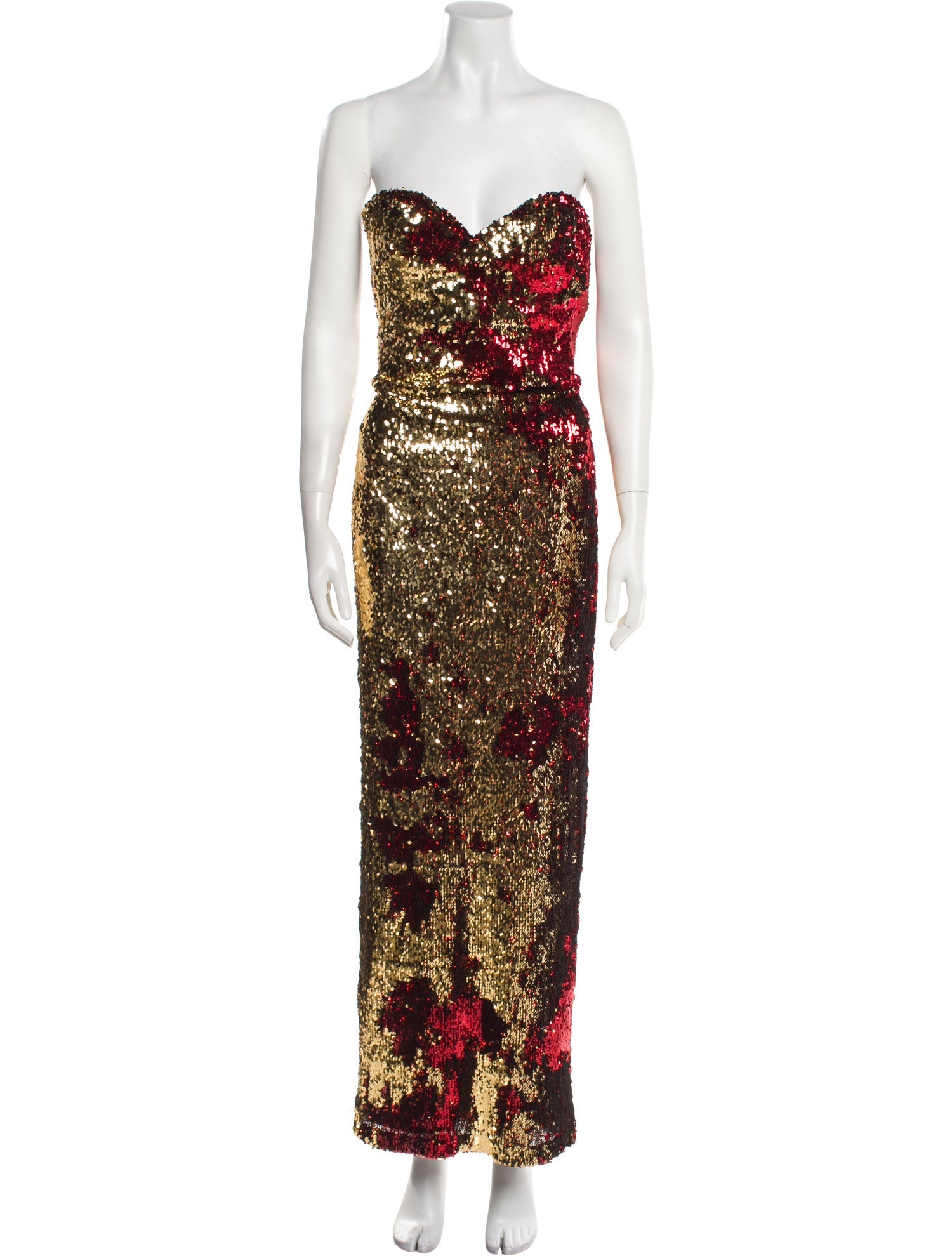 Naeem Khan Printed Long Dress