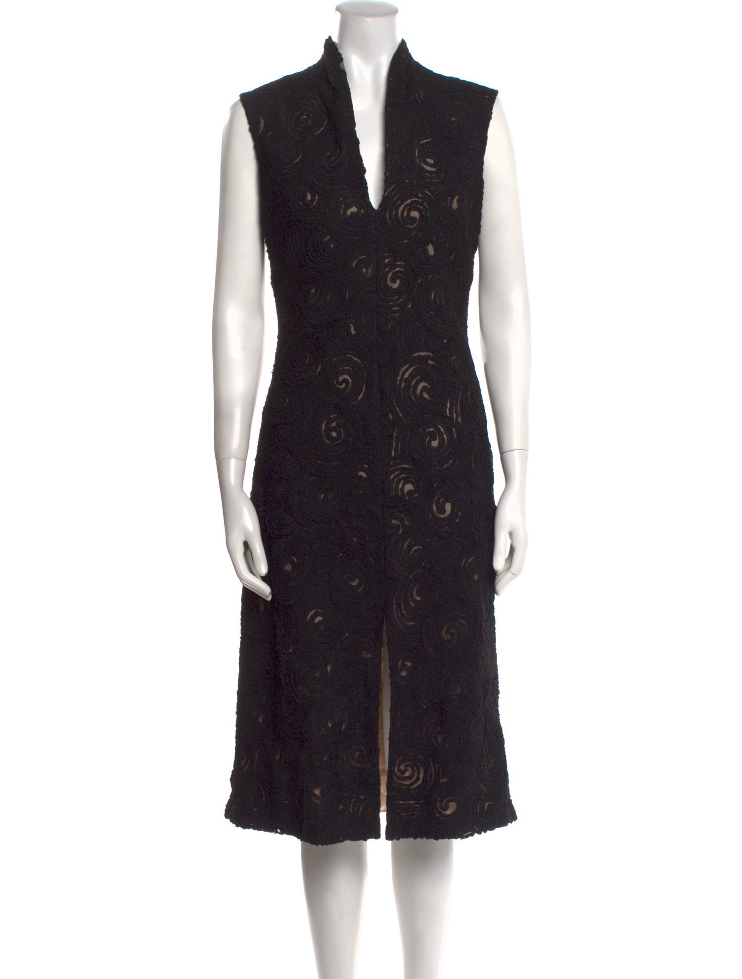 Naeem Khan Silk Knee-Length Dress