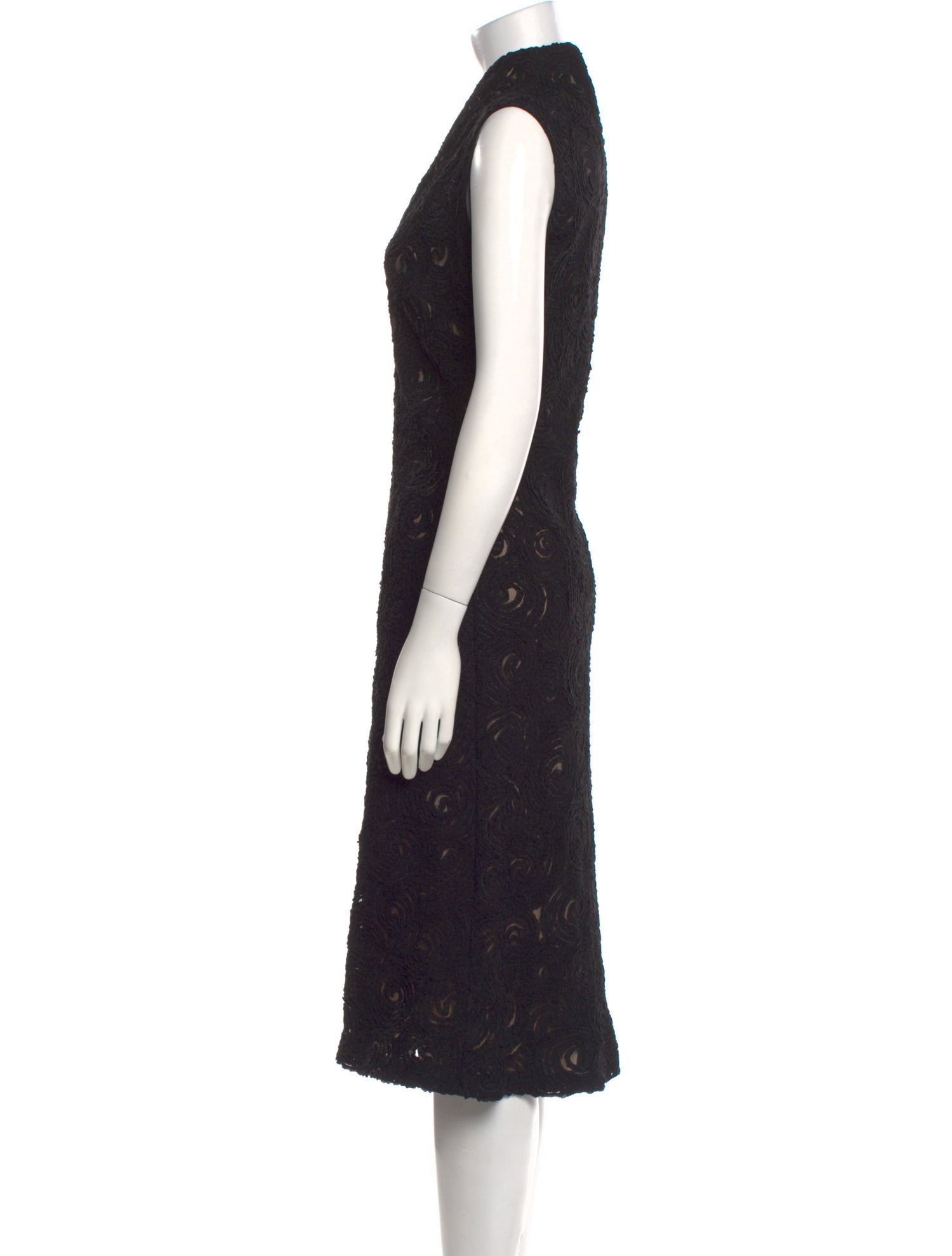 Naeem Khan Silk Knee-Length Dress