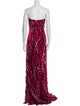 Naeem Khan Printed Long Dress