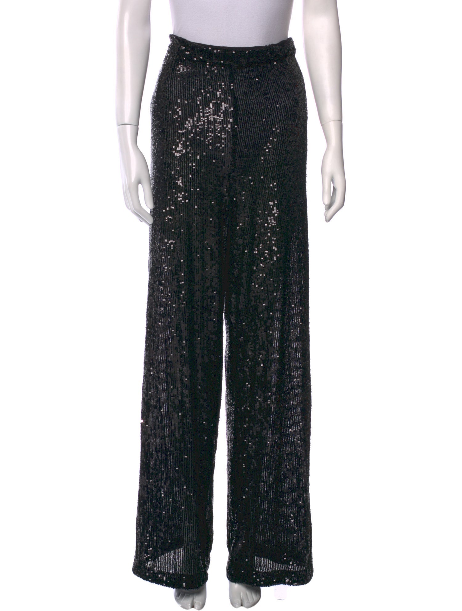 Naeem Khan Nylon Wide Leg Pants