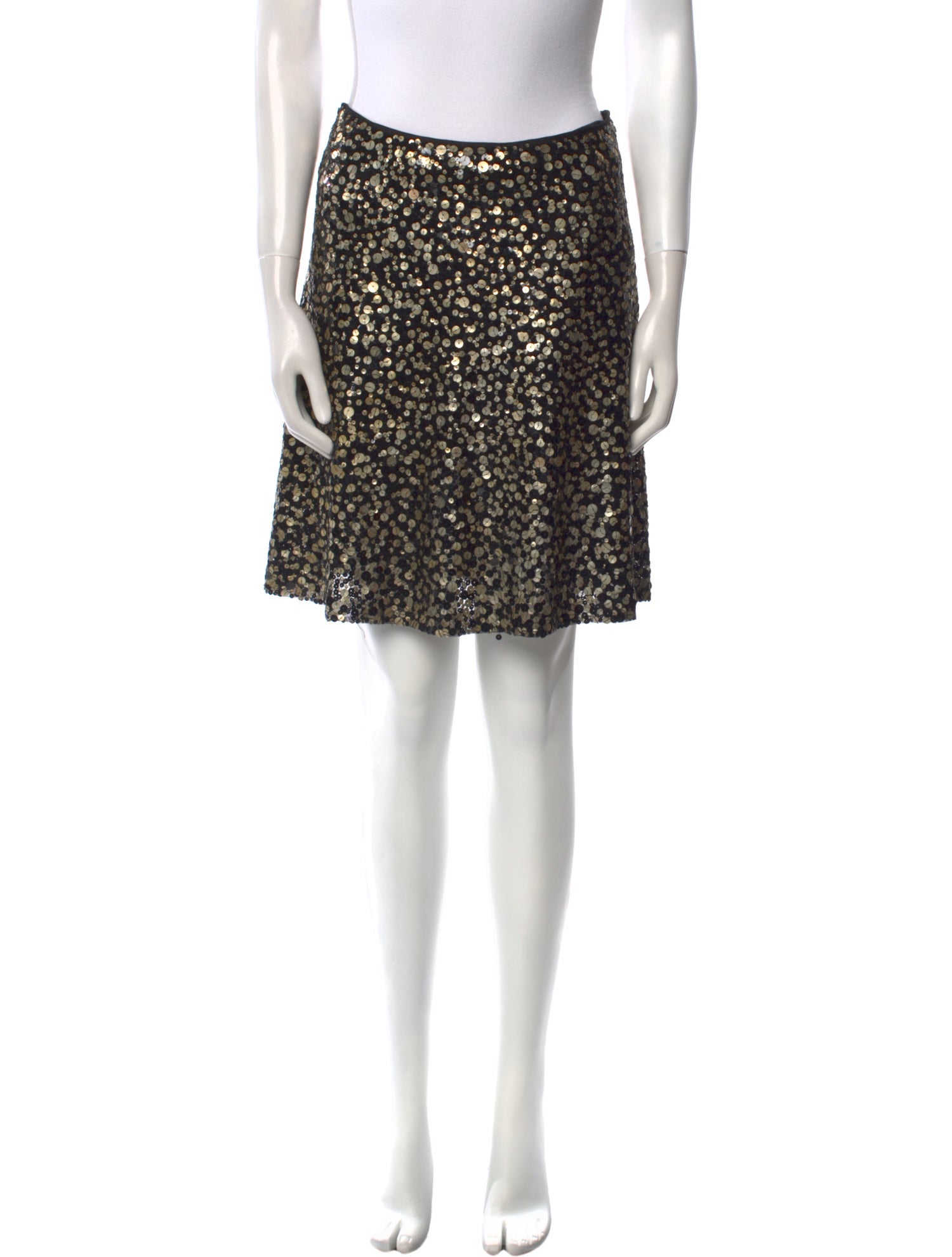 Naeem Khan Silk Mini Skirt