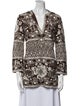 Naeem Khan Silk Printed Tunic
