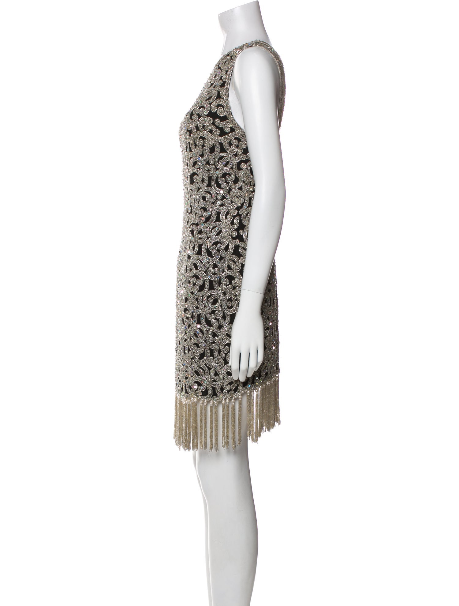 Naeem Khan Printed Mini Dress