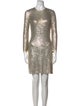 Naeem Khan Silk Mini Dress