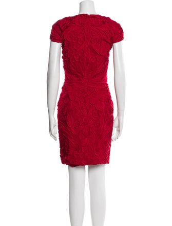 Naeem Khan Silk Knee-Length Dress