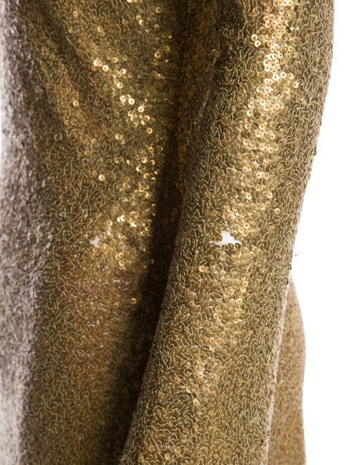 Naeem Khan Crew Neck Mini Dress