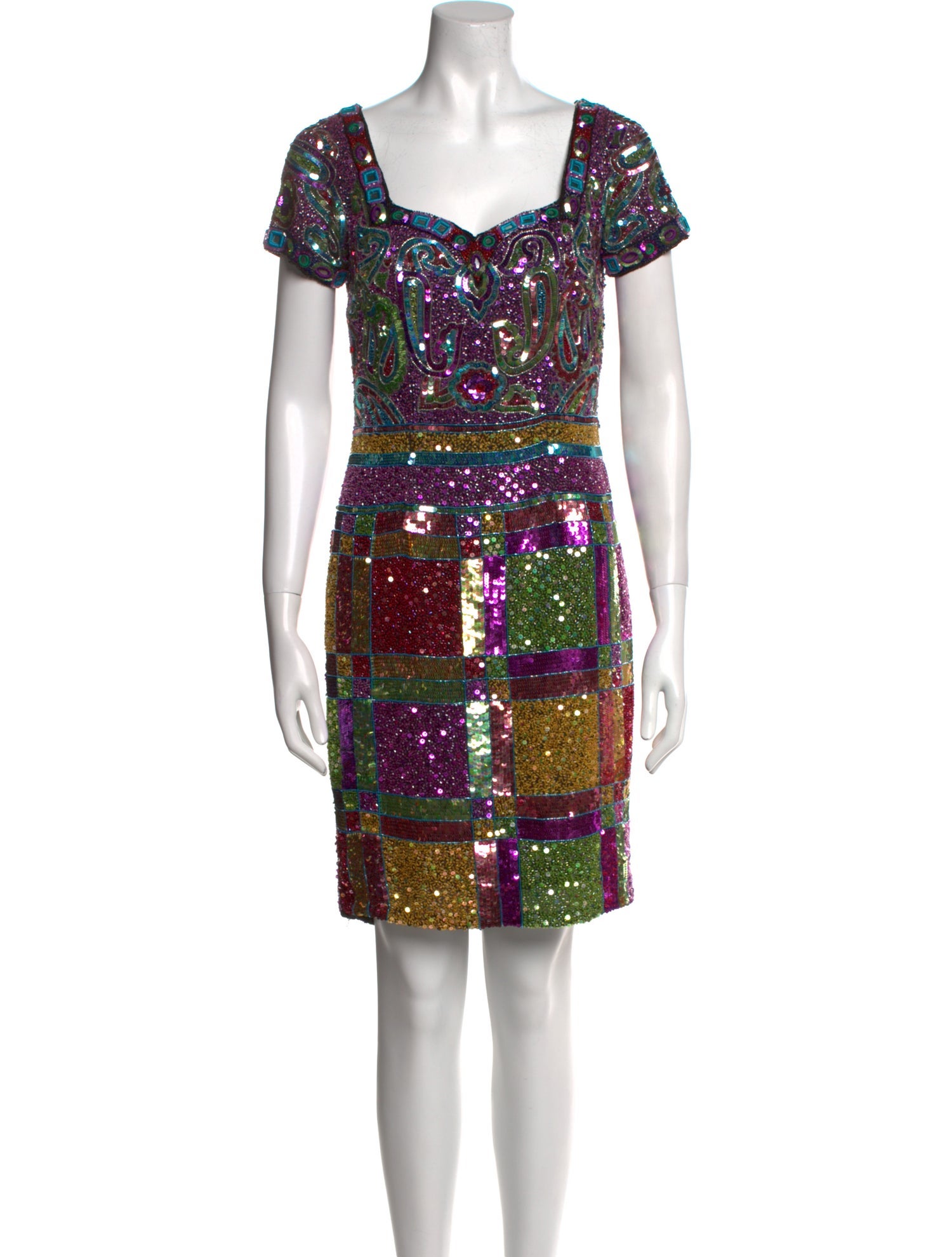 Naeem Khan Silk Mini Dress