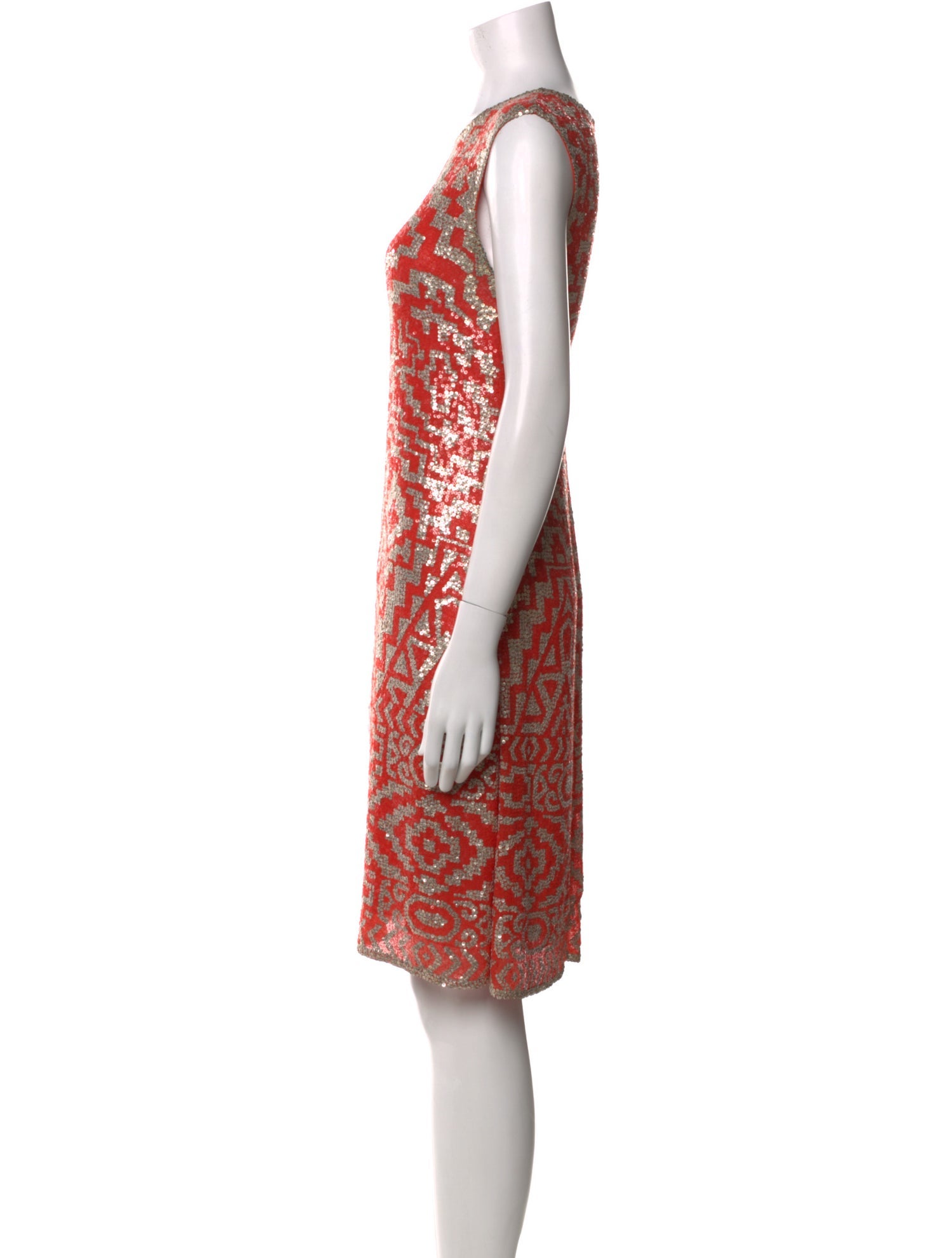 Naeem Khan Printed Knee-Length Dress
