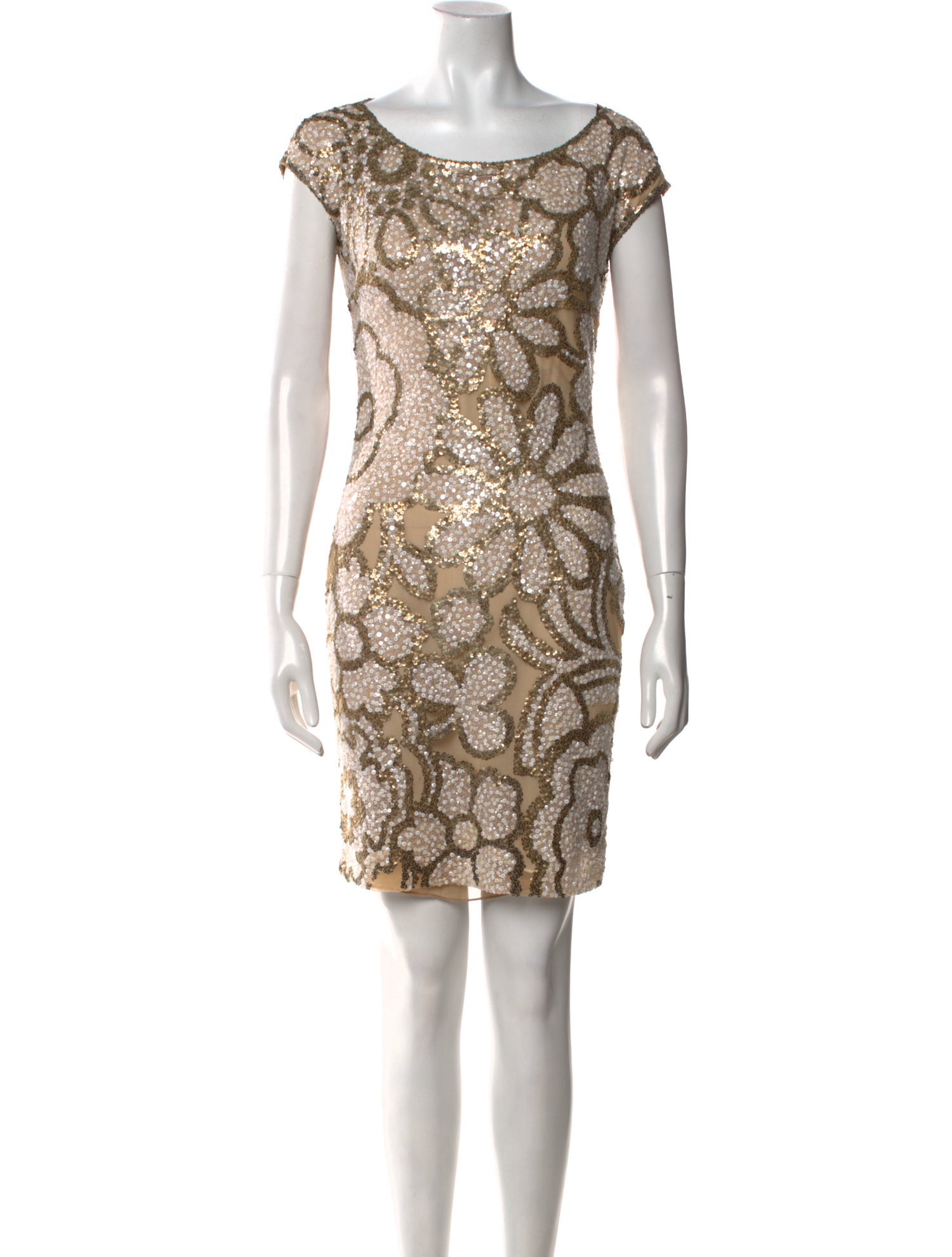 Naeem Khan Silk Mini Dress
