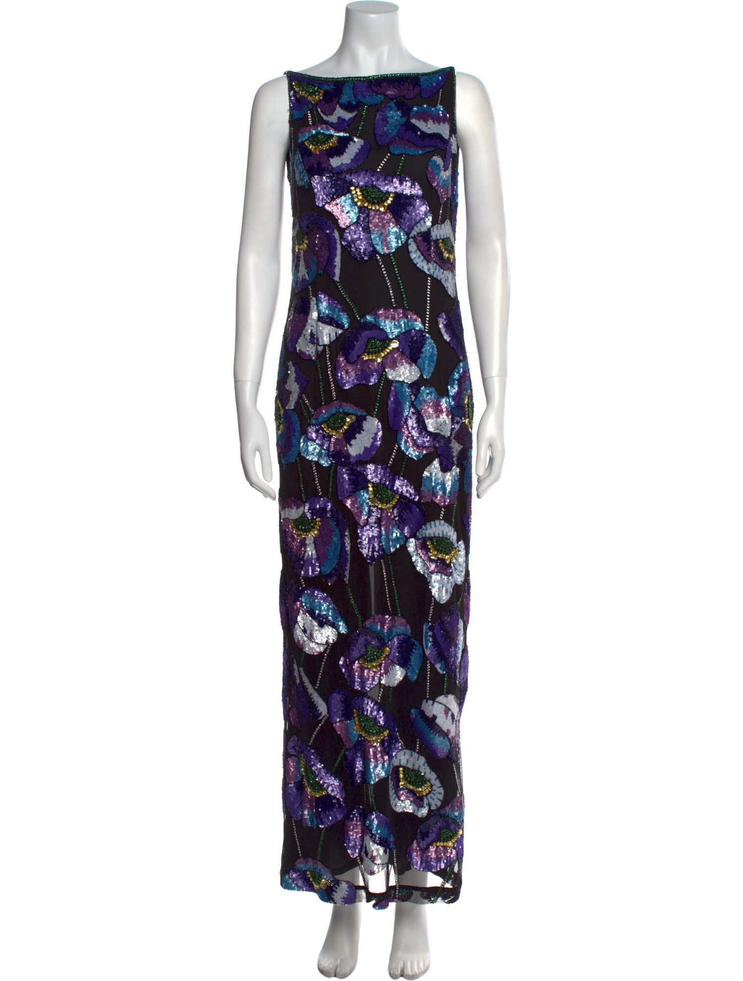 Naeem Khan Printed Long Dress