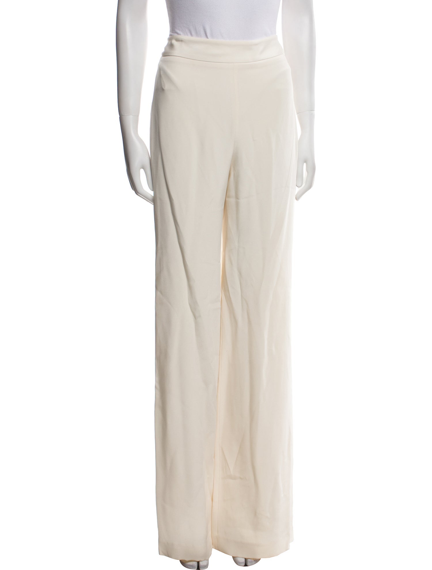 Naeem Khan Silk Wide Leg Pants