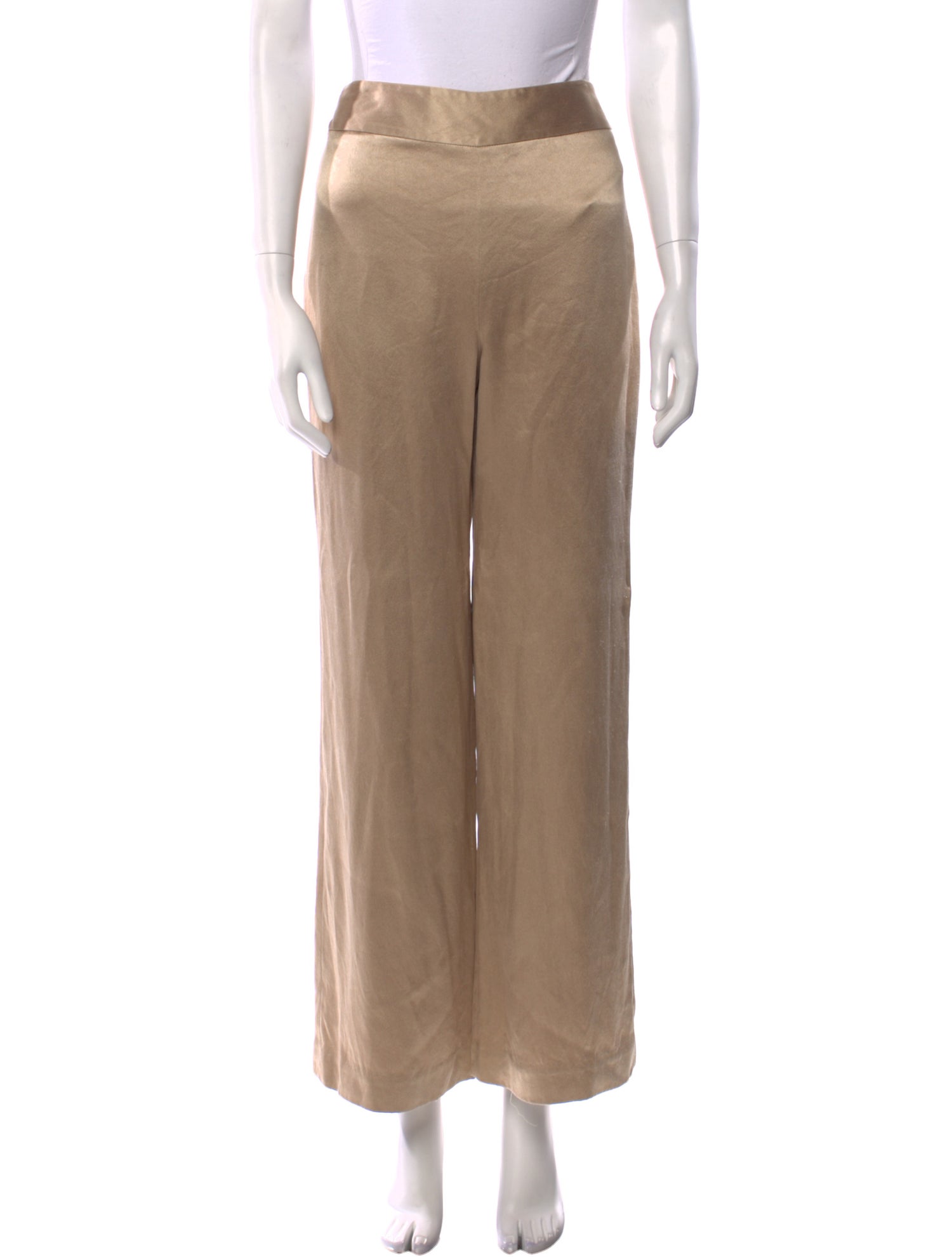 Naeem Khan Silk Wide Leg Pants