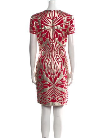 Naeem Khan Printed Knee-Length Dress