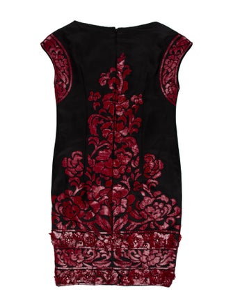 Naeem Khan Silk Mini Dress