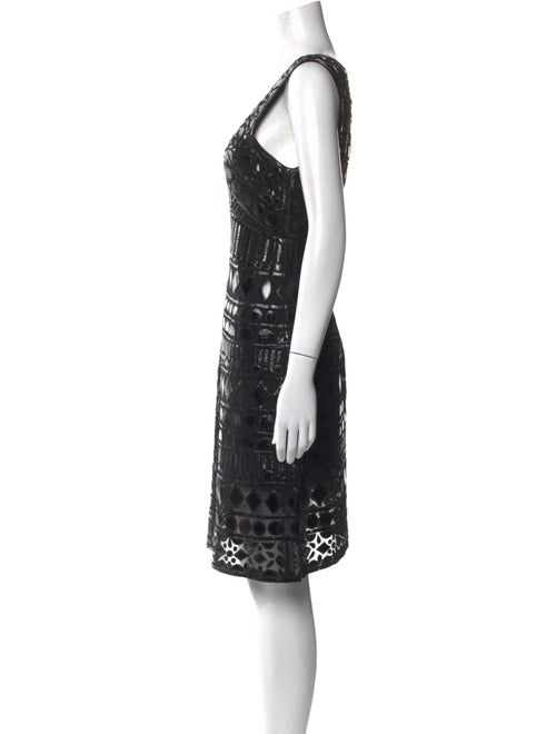 Naeem Khan Silk Knee-Length Dress