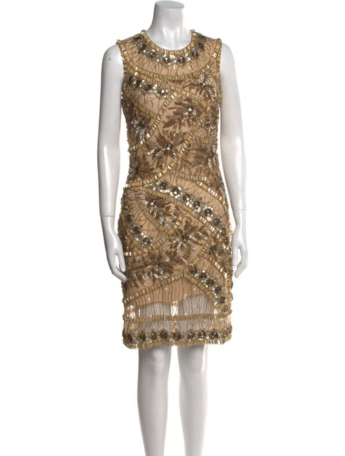 Naeem Khan Printed Mini Dress