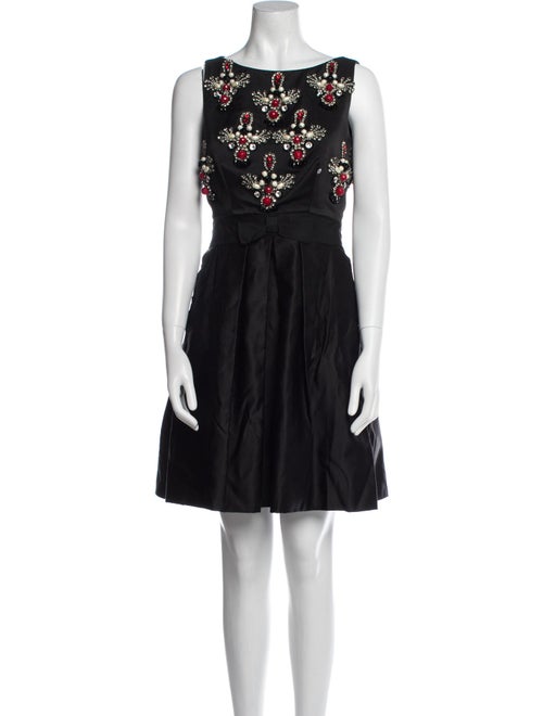Naeem Khan Silk Mini Dress