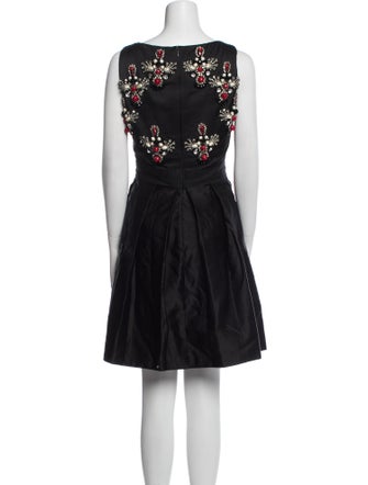 Naeem Khan Silk Mini Dress